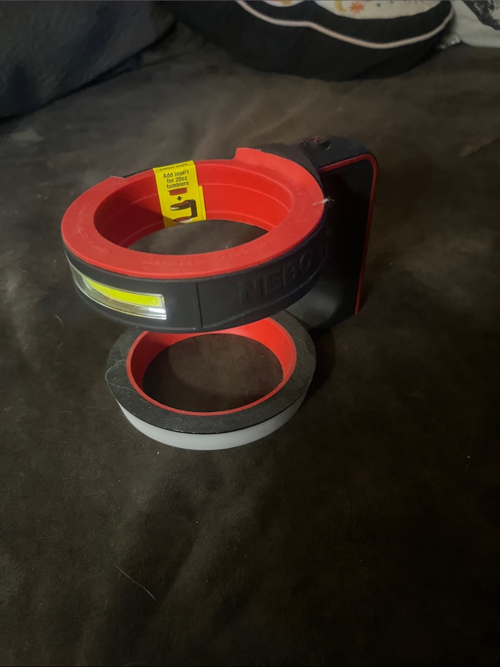 NEBO glow tumbler handle